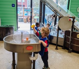 kids' museum during COVID