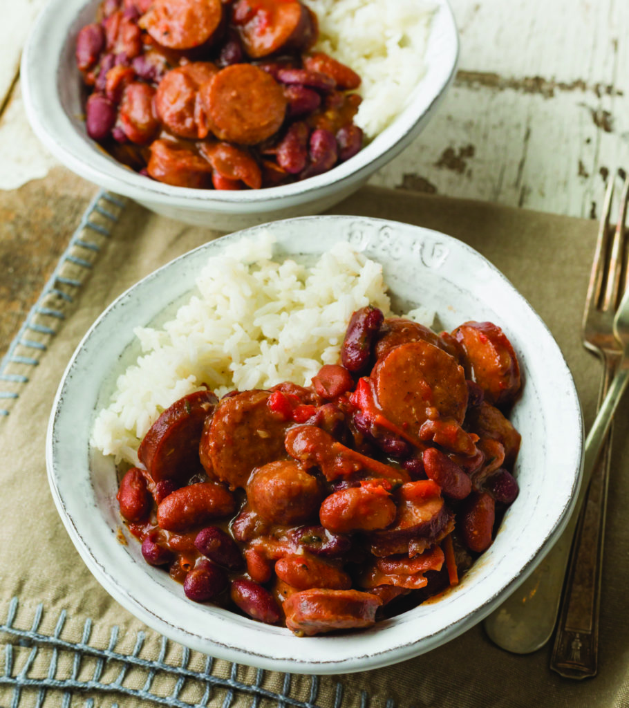 red beans and rice Mayes cookbook