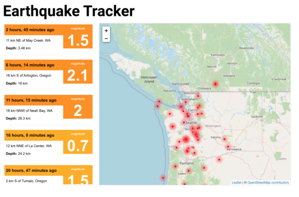 Earthquake preparedness graphic