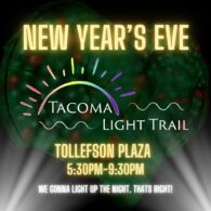 Tacoma Light Trail new years eve