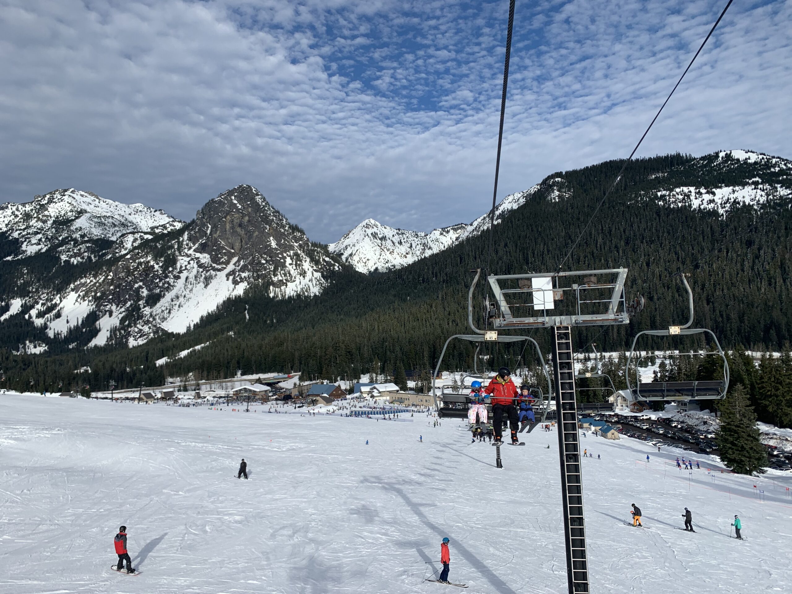 Safety first while skiing and especially on the lift