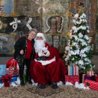 Santa photos in the ID at Wing Luke Museum