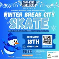 Ice skate for free at Sno-King-Kirkland on December 18th.