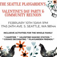 seattle playgarden valentine day party