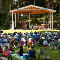 Ranger and the Re-Arrangers playing in Edmonds City Park Concert in the Park.