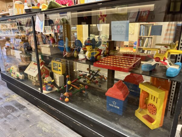 Thistle and Poppy. old toys