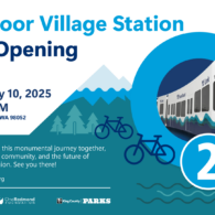 Marymoor lightrail station opening