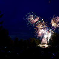 Firework show at Lake Boren Park. (Photo courtesy: Newcastle.gov).